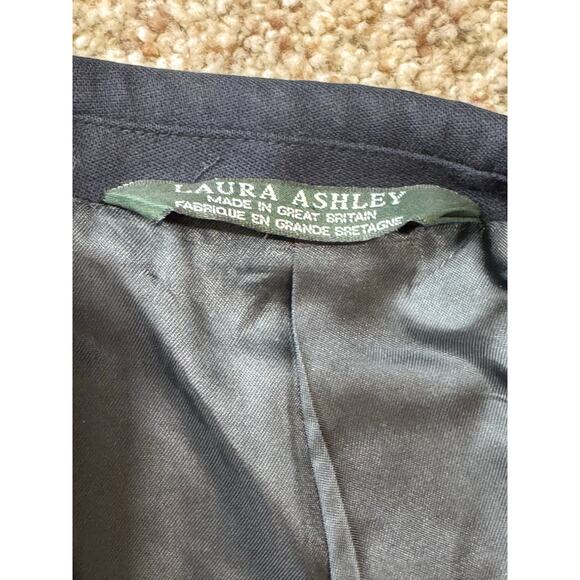 Laura Ashley 100% Wool, Black, Blazer/Jacket, size 4 US - Picture 10 of 11
